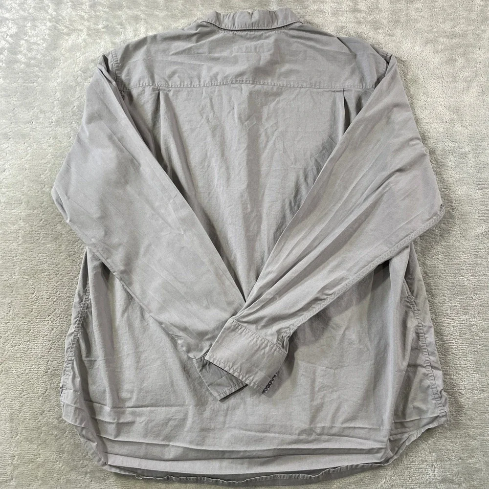 Tommy Bahama Shirt IslandZone Mens Large Gray Beach Resort Casual Vacation - Picture 8 of 10